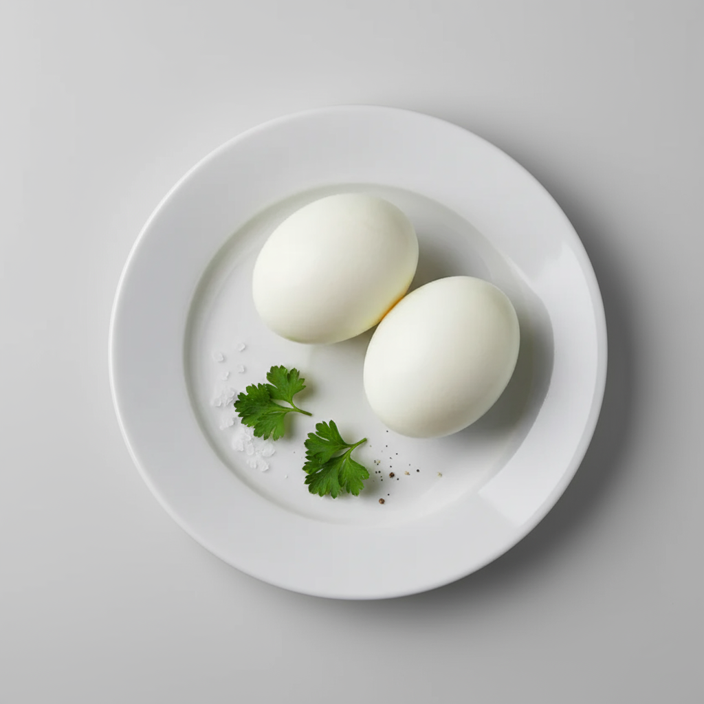 Peeled Boiled Egg 2Pcs