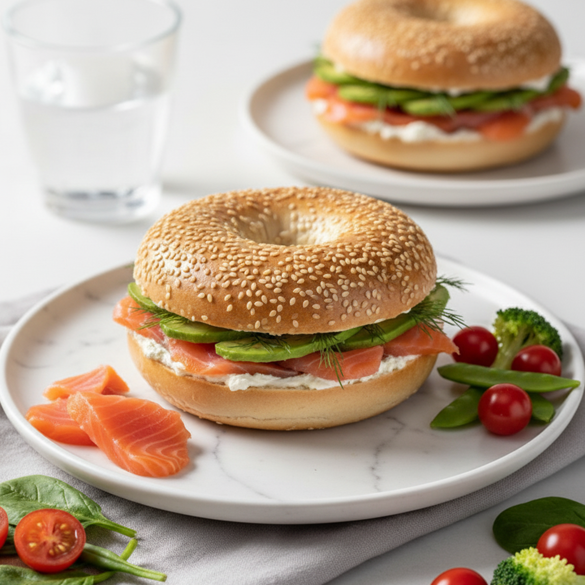 Smoked Salmon Avocado Bagel Premium 175G