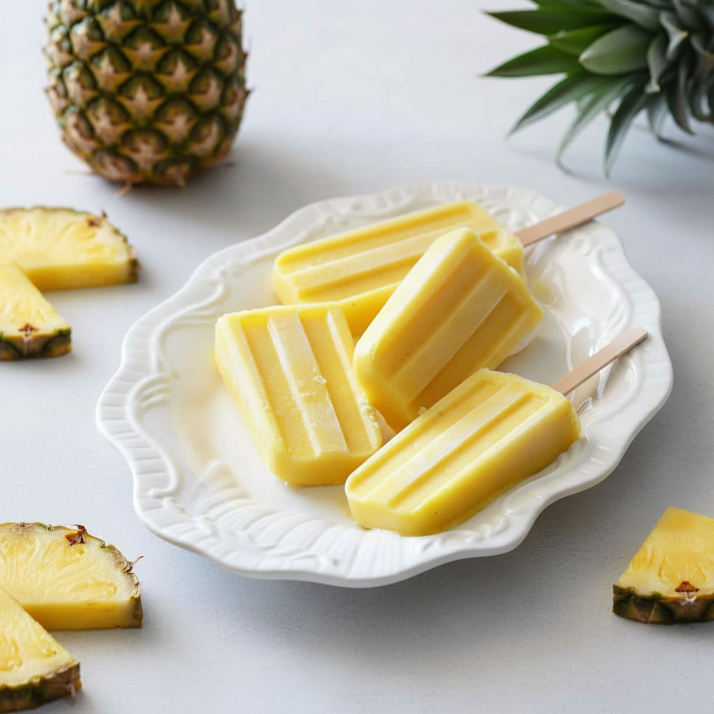Pineapple Ice Pops 12 Pack