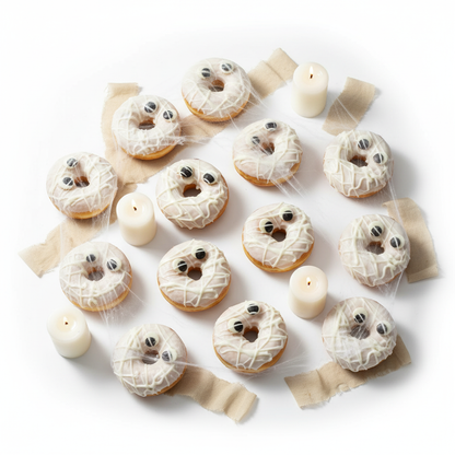 Halloween Mummy Donuts 30 Pack
