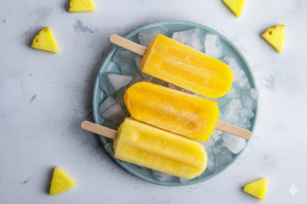 Pineapple Ice Pops Premium Large 12 Pack