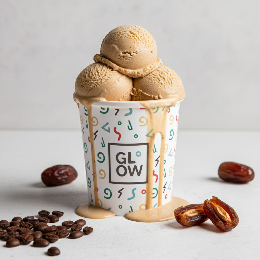 Arabic Coffee & Dates Ice Cream Premium 500ml