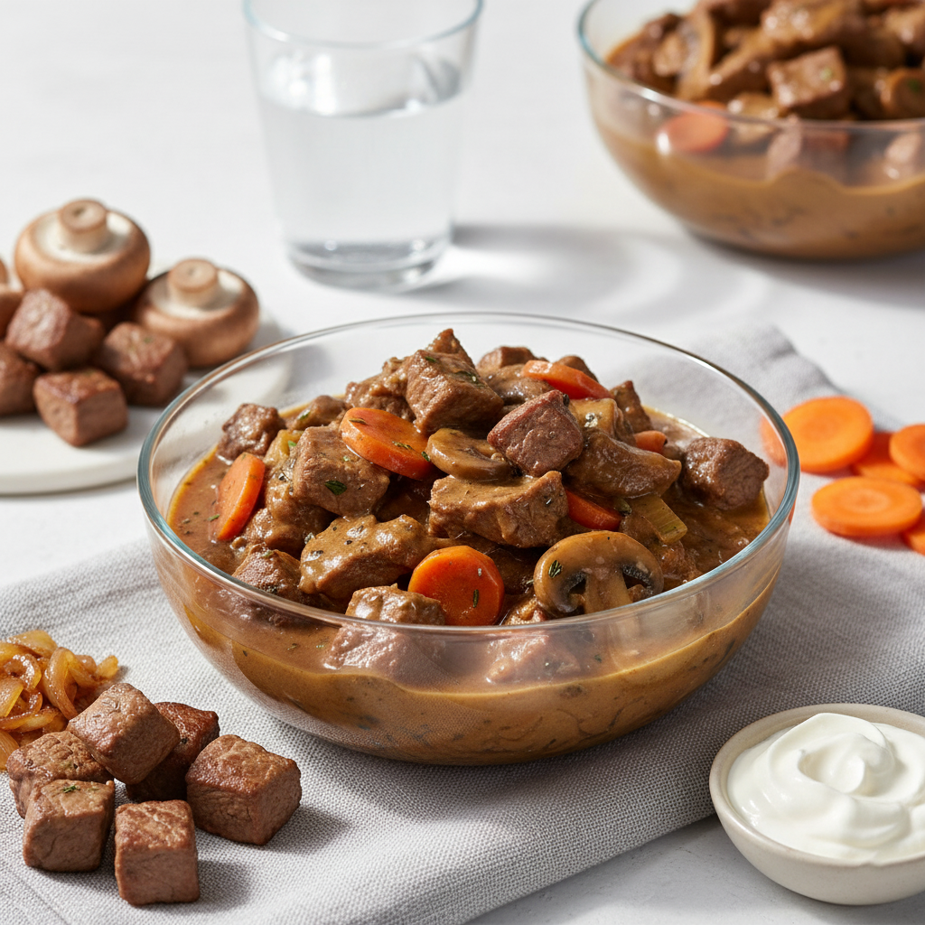 Beef and Mushroom Red Grape Ragout Premium 1Kg – Intelligent Foods