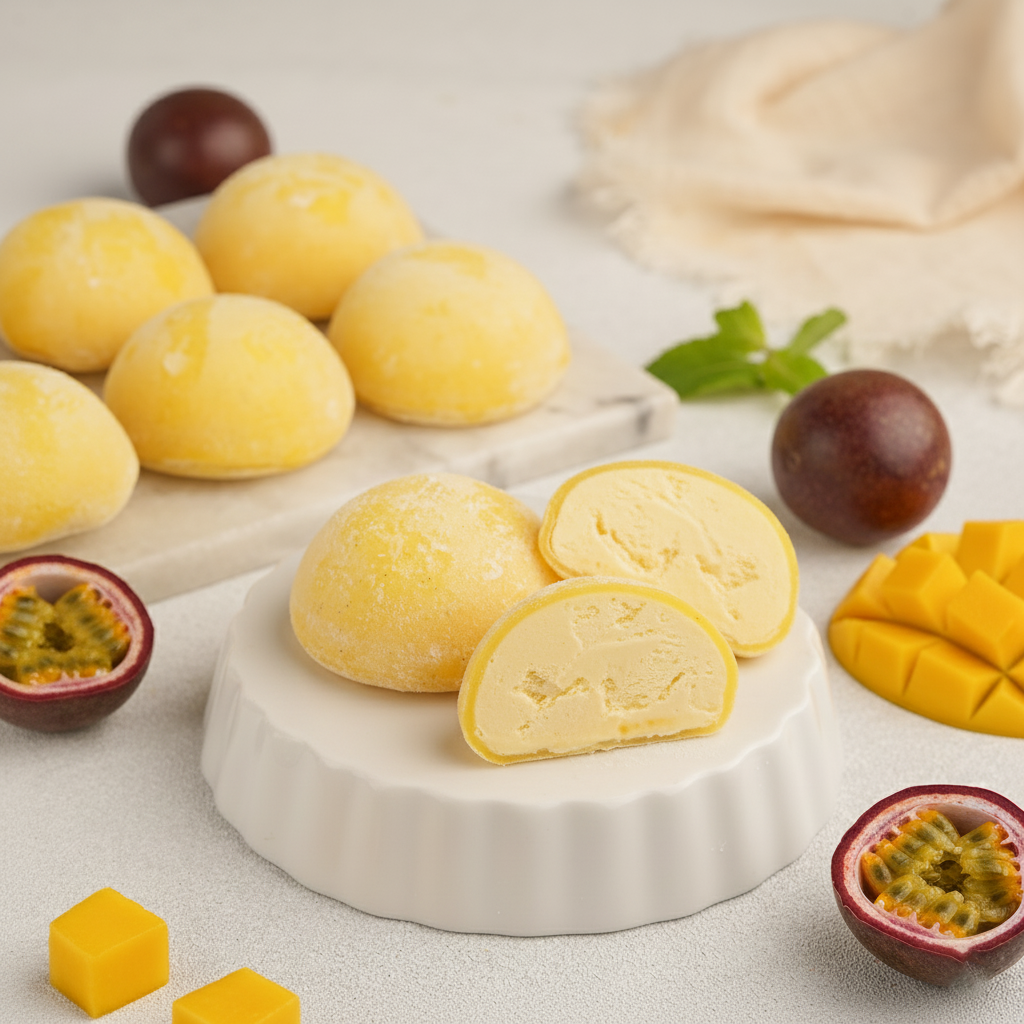 Mango & Passionfruit Mochi Premium Ice Cream 24 Pack