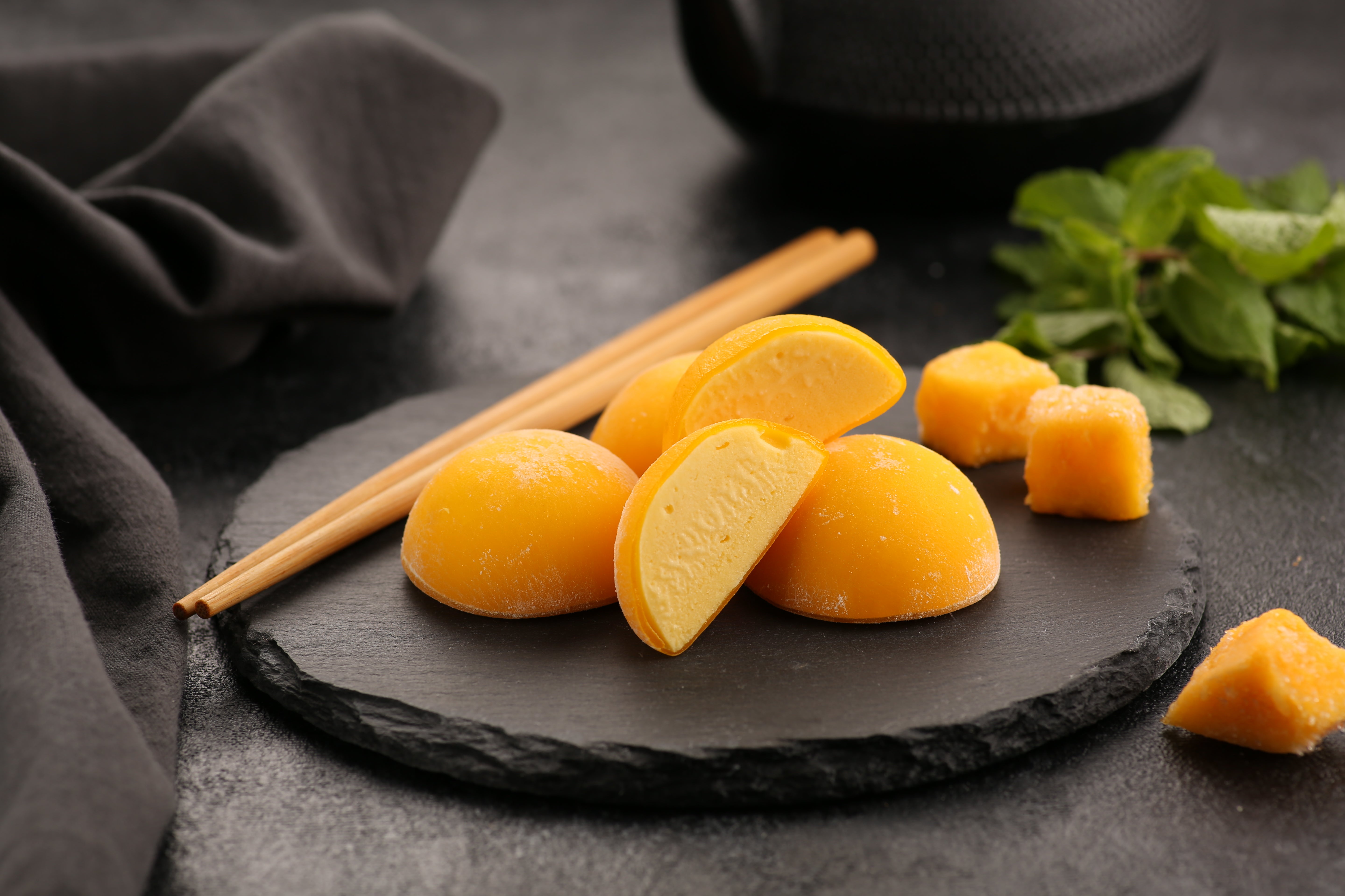 Mango Ice Cream Mochi