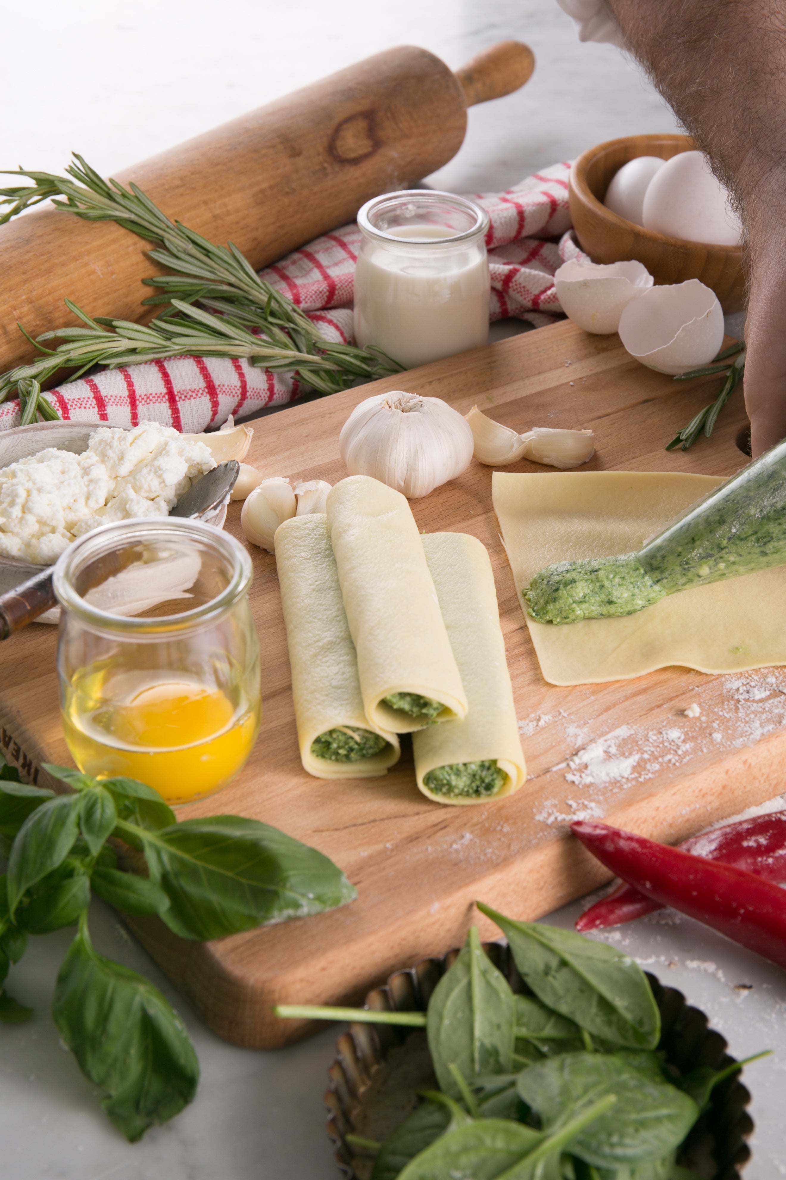 Lemon & Goat Cheese Ravioli Pasta