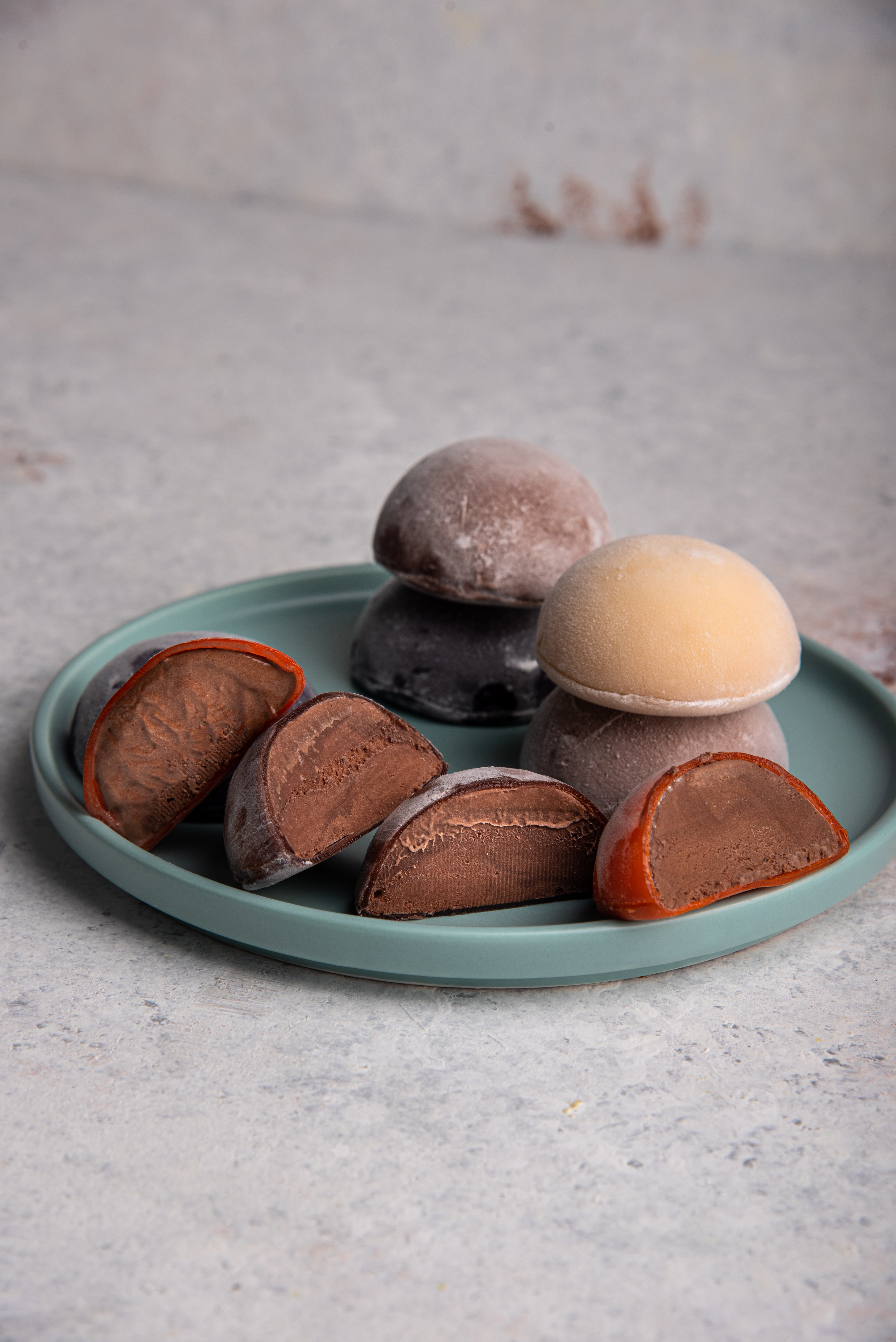 Vegan Chocolate Ice Cream Mochi