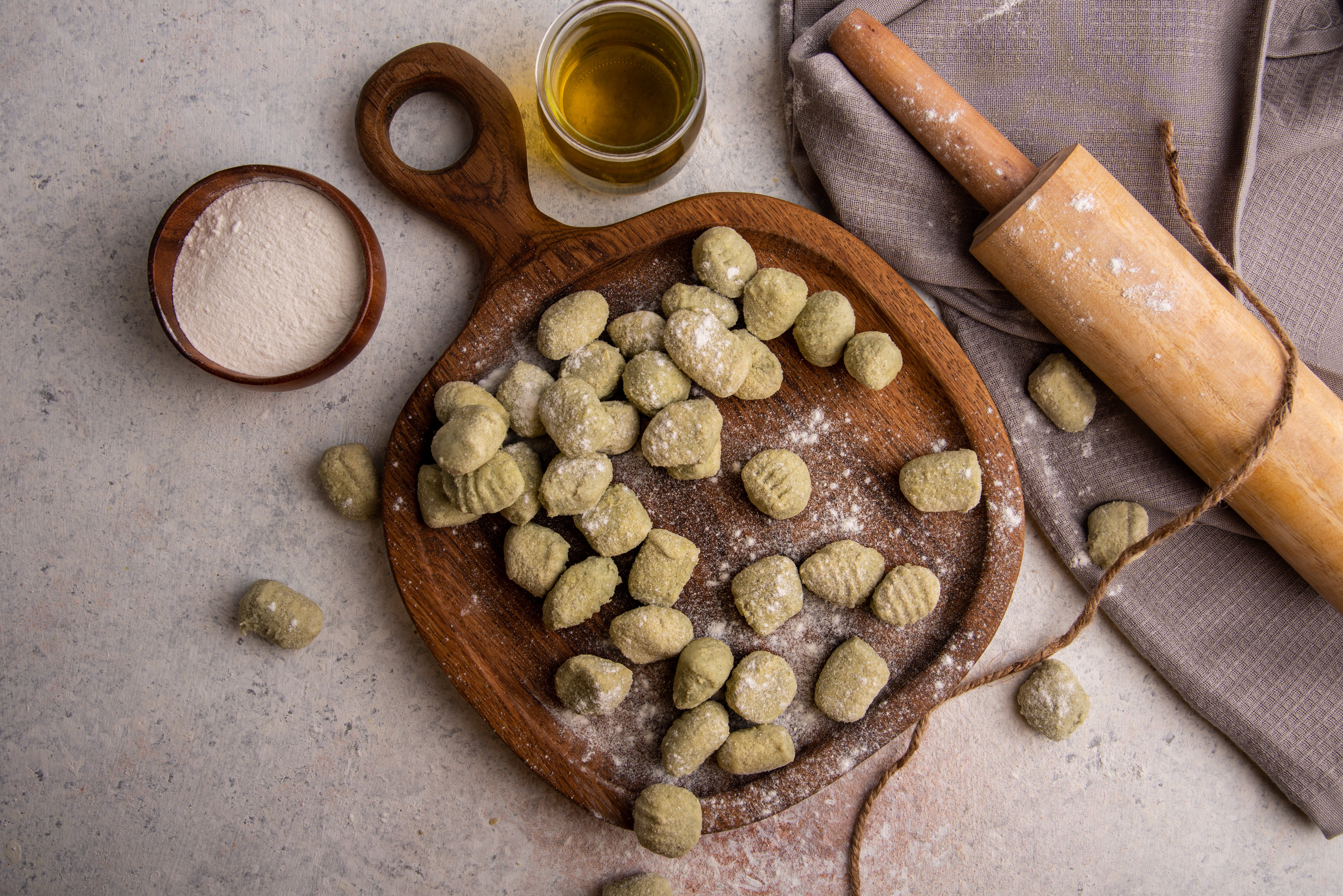 Basil Pesto Gnocchi Pasta