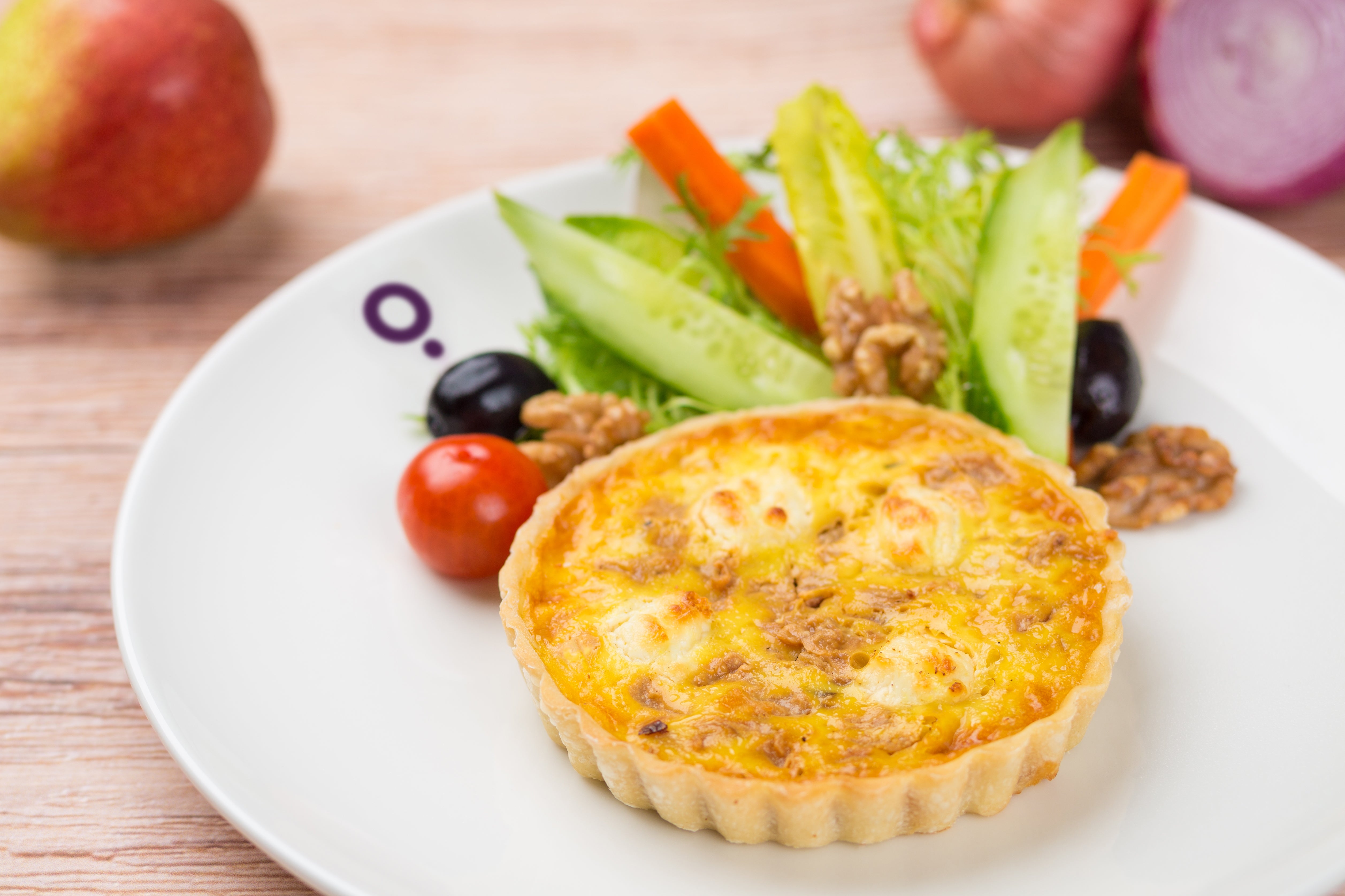 Chicken & Bacon Quiche