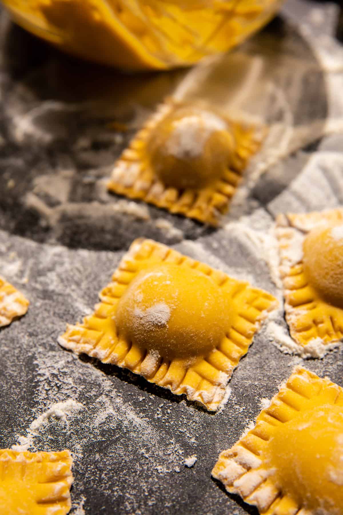 Pumpkin Cheese Ravioli Pasta