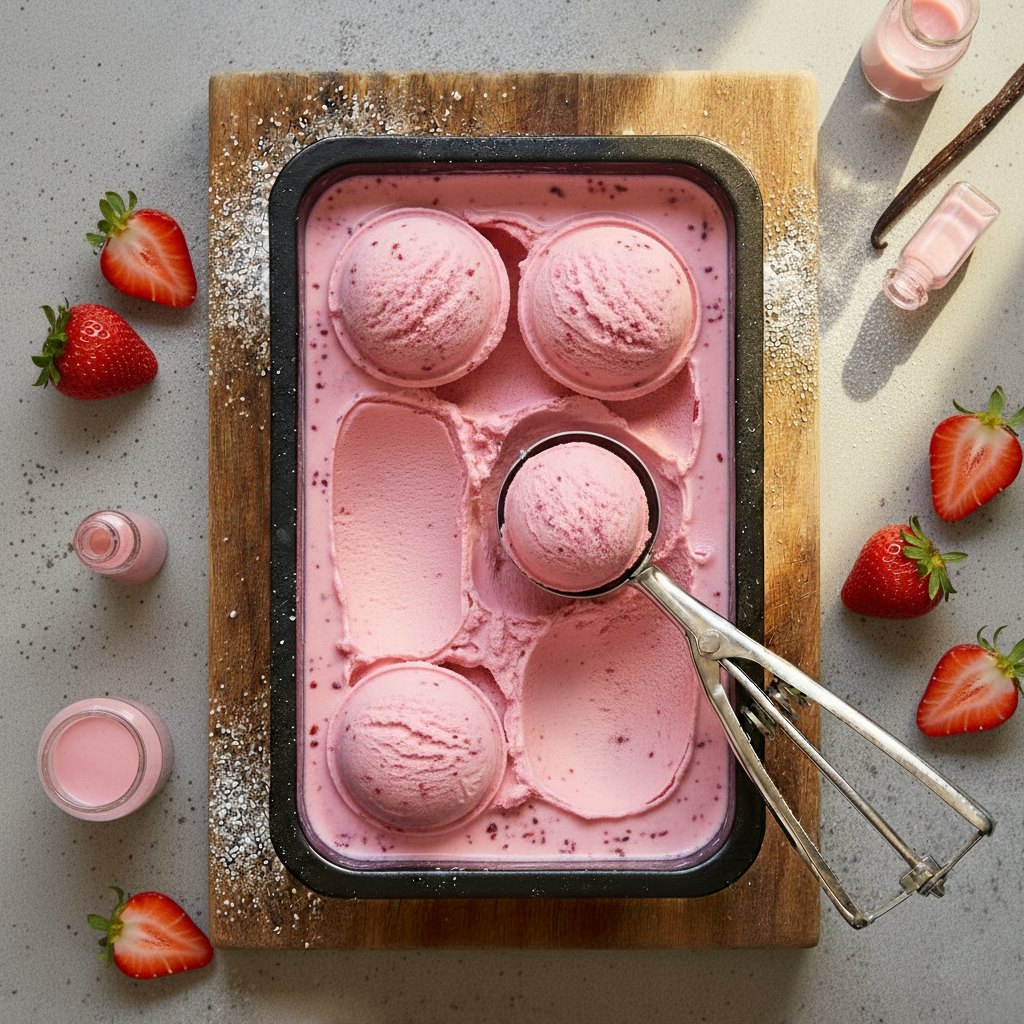 Strawberry Premium Large Ice Cream 4L