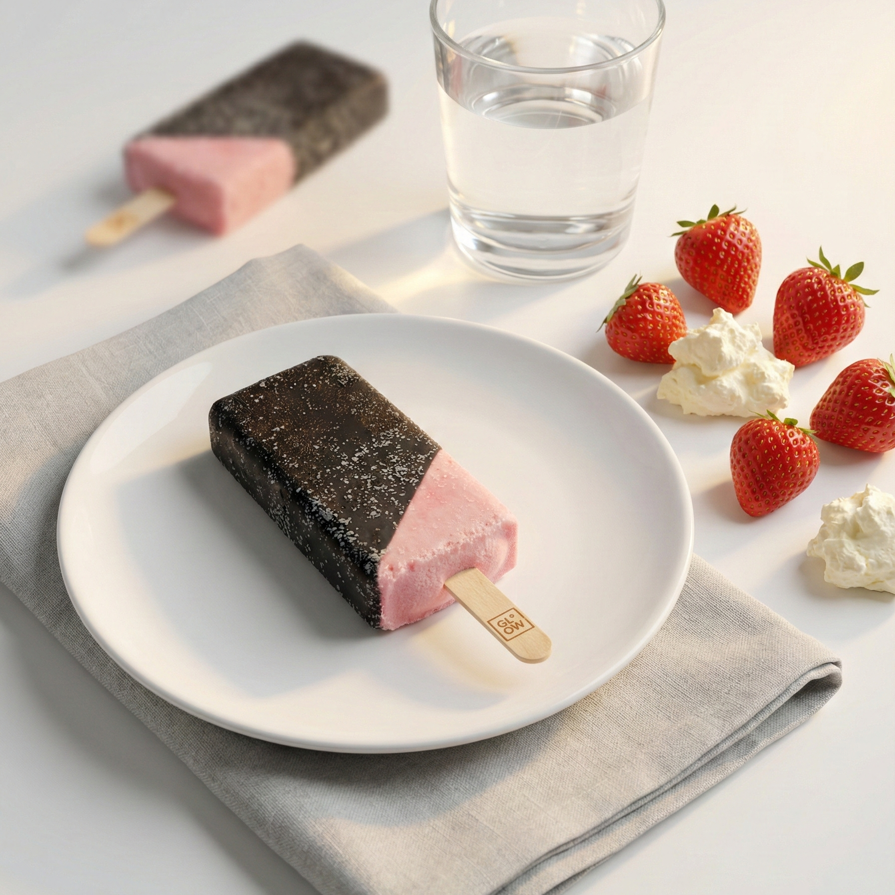 Strawberry & Cream Bar Lolly 90ml