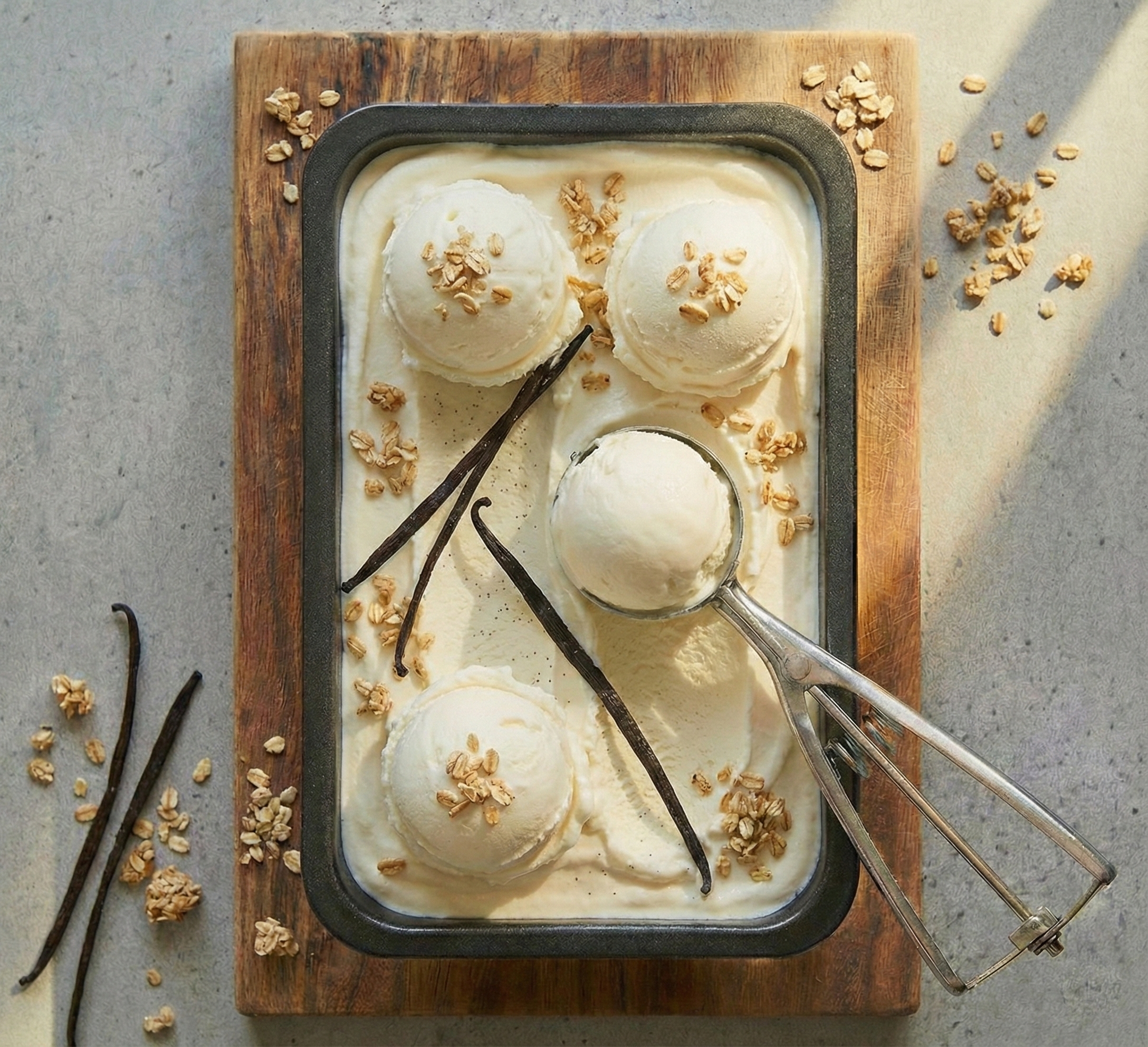 Vanilla Frozen Yoghurt Ice Cream Low Fat Sugar Free