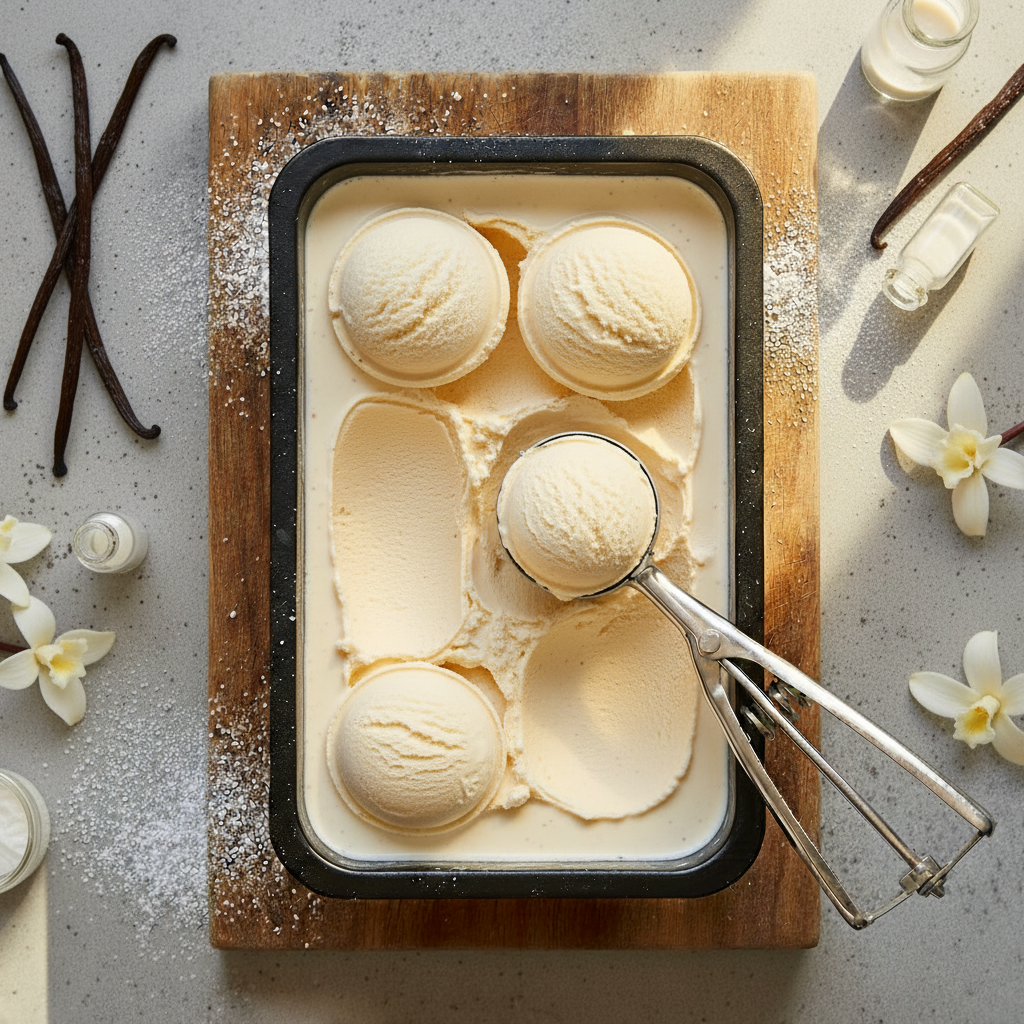 Vanilla Premium Large Ice Cream 4L