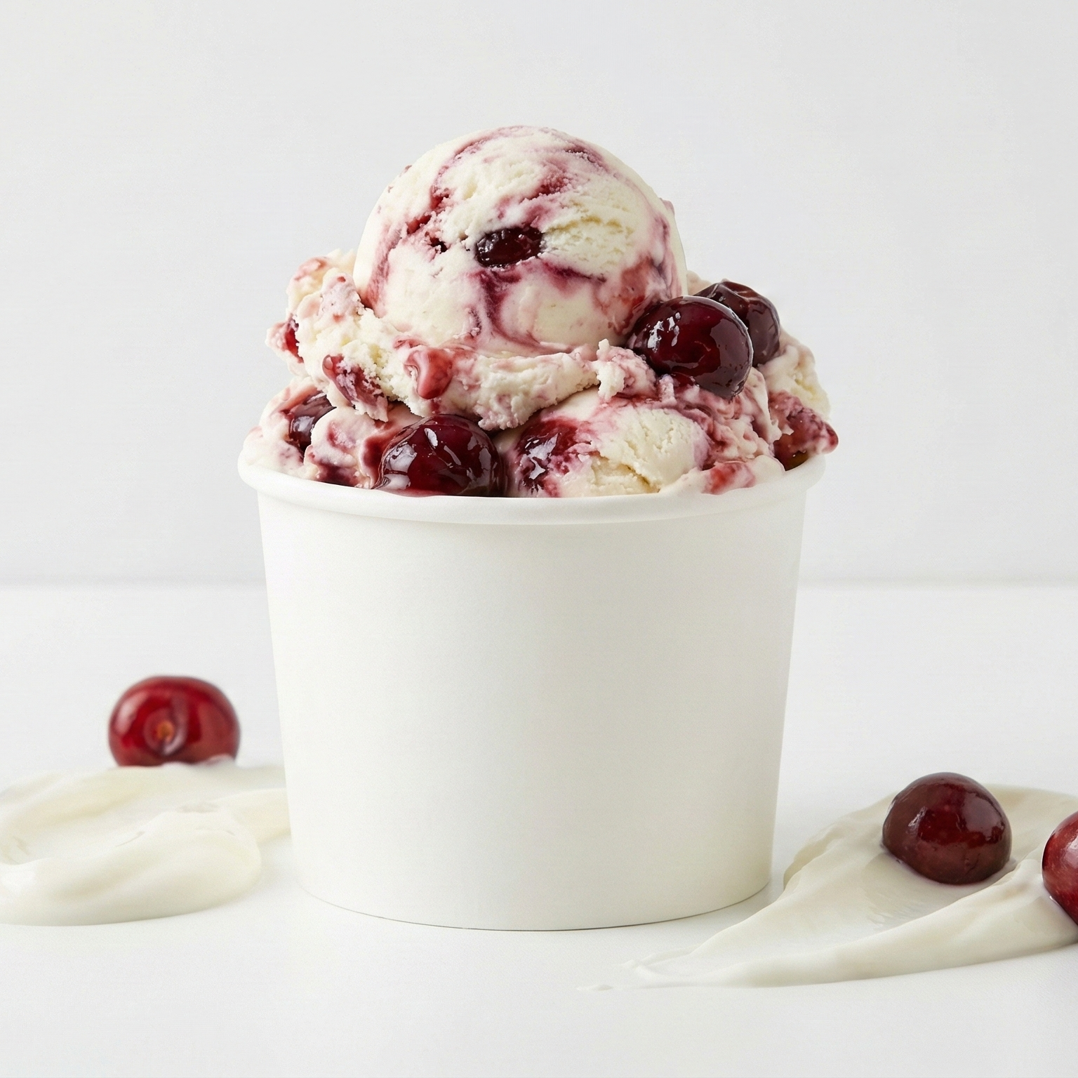 Yoghurt Cherry Ice Cream