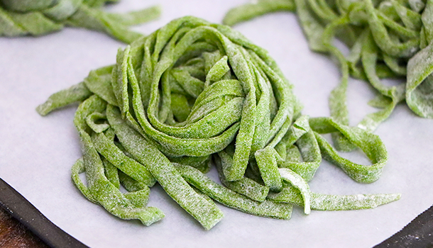 Spinach Tagliatelle Pasta