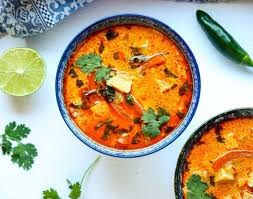 Thai Red Curry Chicken Soup