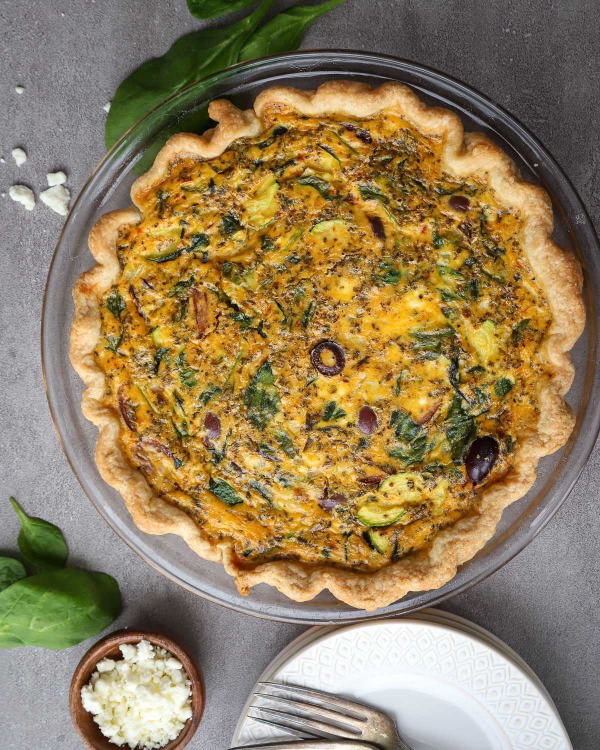 Mediterranean Quiche